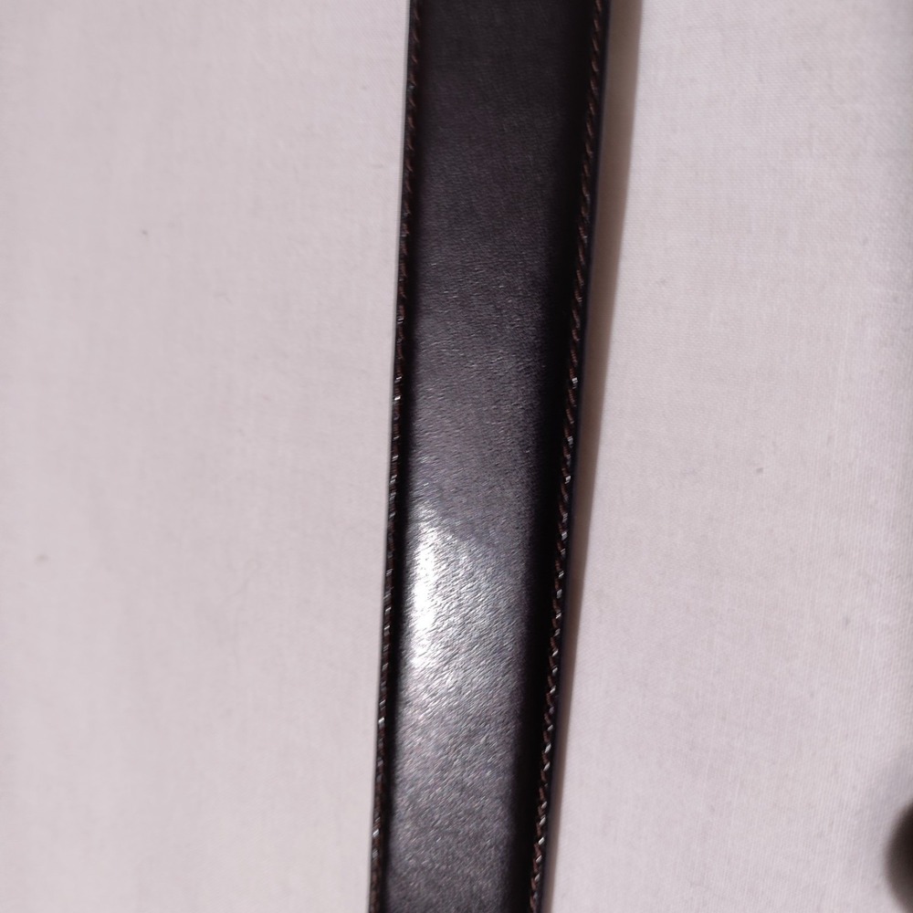 Torino Black European Tanned Cowhide Leather Belt 4531  USA Size 60 1"x66" NWT - Picture 5 of 16